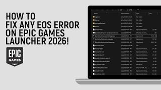 How to Fix any EOS Error on Epic Games Launcher 2026