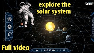 our solar system | explore the solar system | solar system scope app#science #android screenshot 2