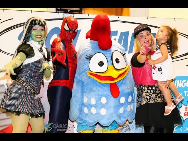 GALINHA PINTADINHA E MONSTER HIGH EVENTO INFANTIL CIA ANDREA TATATA