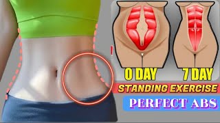 [ 10 Min ] Standing ABS Exercises | The Perfect Standing Exercise for a Small Belly at Home