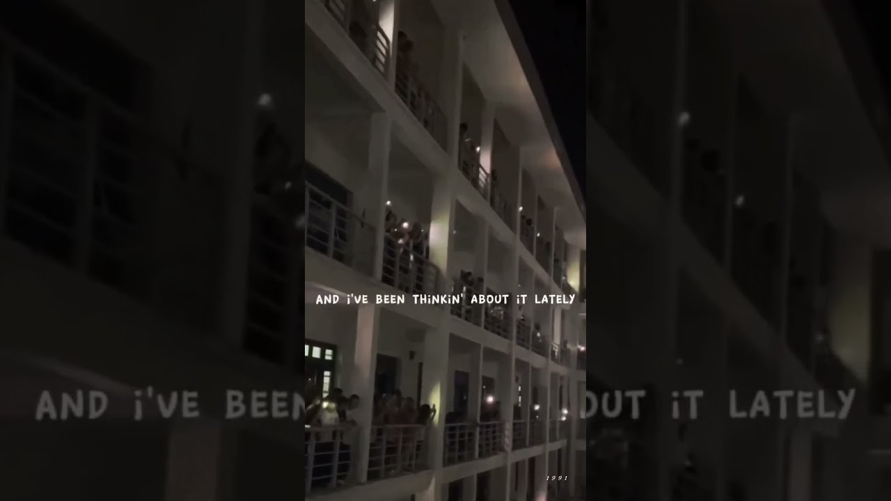 hostels fans singing - night changes #short #reels #tiktok #lyrics