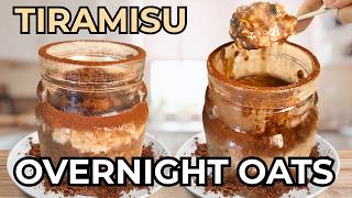 Tiramisu Overnight Oats With High Protein Chia Pudding |Healthy Breakfast Recipe | High Protein Diet