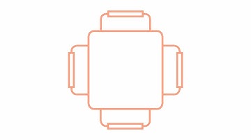 Autocad Dynamic Block - Kitchen table (Plan)