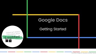 Google Docs   Getting Started