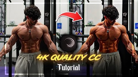 4k quality cc tutorial on Alight motion 🔥
