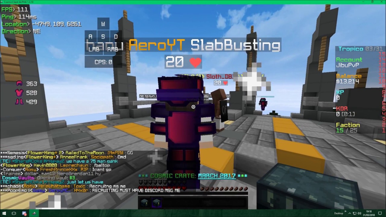 OPENING ANOTHER 6 COSMIC CRATES *P2W* cosmicpvp