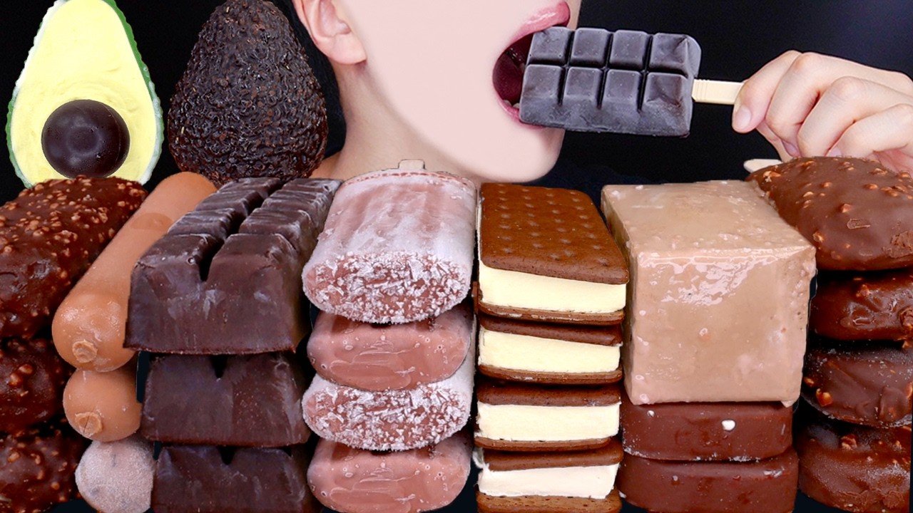 ASMR DUBAI CHOCOLATE ICE CREAM NUTELLA DESSERT MUKBANG 두바이 초콜릿 먹방 ドバイチョコレートアイスクリーム 咀嚼音 EATING SOUNDS