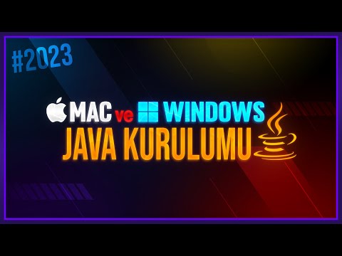 Video: JDK'yı Mac'e nasıl kurarım?