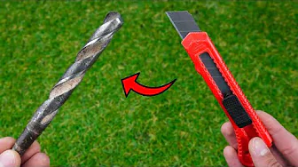 Razor sharp! Sharpen your drill in 10 seconds with this Amazed method!