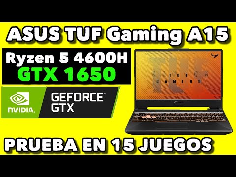 ASUS TUF A15 - Ryzen 5 4600H GTX 1650 - Test in 15 Games in