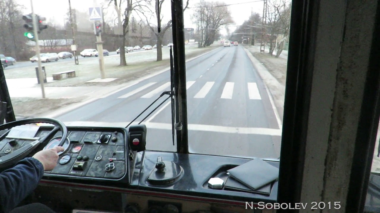 Trolleybus Skoda 14 tr 308 on closed route 7 Õismäe-Lille