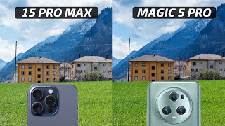 iPhone 15 Pro Max vs Honor Magic 5 Pro Camera Test