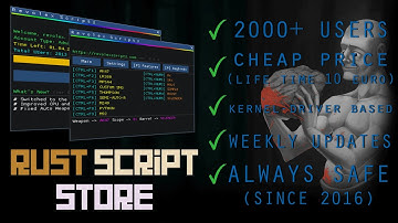 RUST SCRIPT | RUST MACRO | UNDETECTED | 1 DAY FREE | 2660+ USERS | LIFETIME 10 EURO!