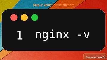 How to Install Nginx on Ubuntu.