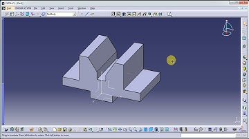 #CATIA V5 TUTORIALS# || ENGINEERING DRAWING || V-BLOCK DESIGN || V-BLOCK CLAMP || MODEL-1