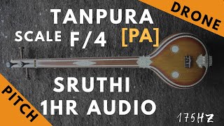 tanpura sruthi - drone - f scale or 4 kattai - panchamam - 175hz