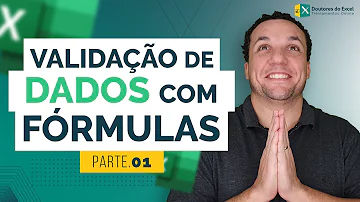 Como usar fórmula na Validação de Dados?