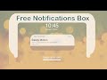 Free Notifications Box Text Massage 8 Colours Copyright Free Green Screen