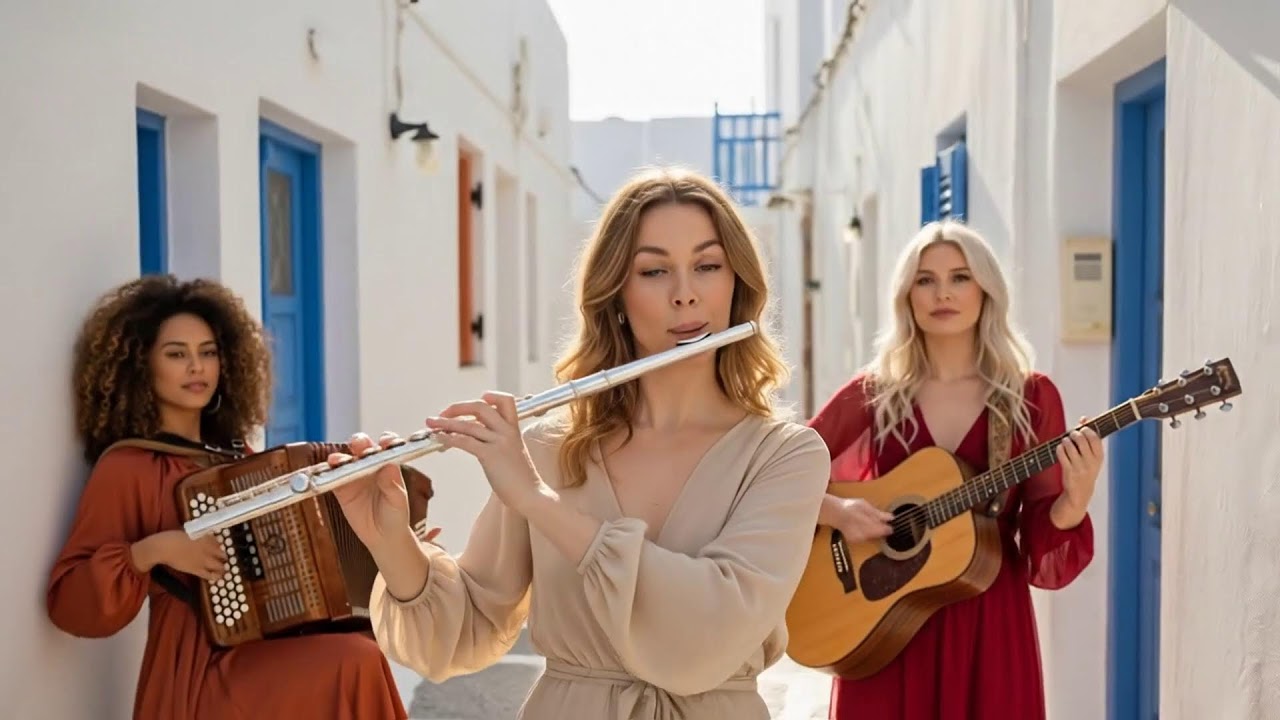 Mediterranean Silk Evenings | Cinematic Flamenco Guitar, Sax, Accordion & Flute