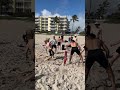Soccer tennis on the beach? Nothing better 😎☀️🌴 #beachday #soccer #tennis #Florida