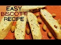 Easy Almond Biscotti Recipe - Step by Step process