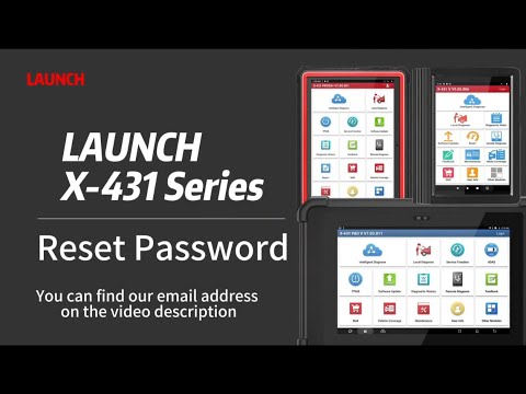 How to Reset Password on Launch X431 Tablet- launchx431.fr