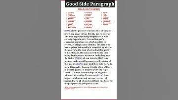 Good side paragraph || 1 ta paragraph diye sob paragraph || paragraph লেখার নিয়ম #paragraph