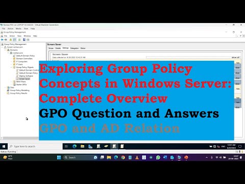 Exploring Group Policy Concepts in Windows Server 2022: Complete Overview |  GPO Question & Answers
