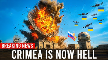 25 Oekraïense drones op de Krimbasis - de grootste Russische radar vernietigd