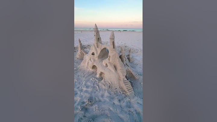*Trigger Warning* BEAUTIFUL Sand Castle gets destroyed on the beach!! #castle #beach #demolition
