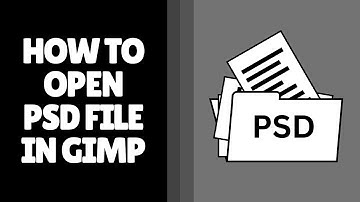 PSD-bestanden openen in GIMP