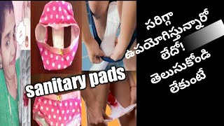 VSH|| How to use sanitary pads Demo How to insert & Remove||No leakage problem||safe periods