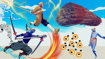 ZENITSU + TENGEN UZUI vs EVERY GOD | Totally Accurate Battle Simulator-TABS