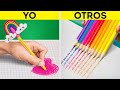 TRUCOS ESCOLARES PARA HACERTE POPULAR 🩷 Manualidades Escolares para Chicas por 123 GO! Genius