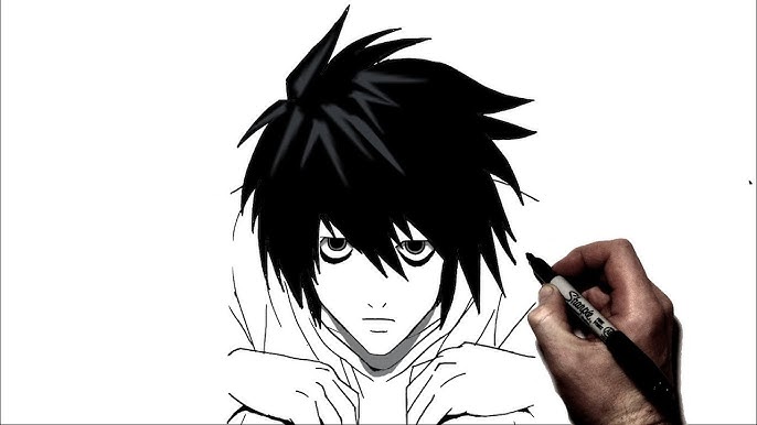 How to draw L (Ryuzaki) from Death Note - Türkler buraya ! 