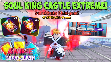 (CODES) Beating The NEW Extreme Bleach Story Map In Anime Card Clash!