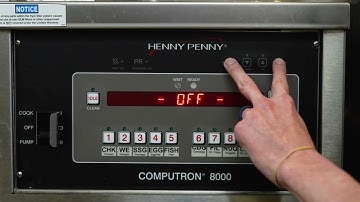 Save A Service Call...Error Log on the Henny Penny 4-head Pressure Fryer