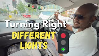 How To Turn Right At Different Traffic Lights And Junctions Uk | Driving Instructor's Top Tips