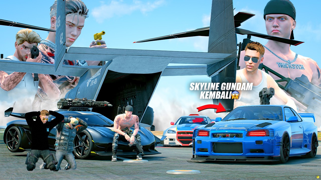 PERANG BESAR KELUARGA OCONNER MEREBUTKAN SKYLINE GUNDAM KEI - GTA 5 ROLEPLAY