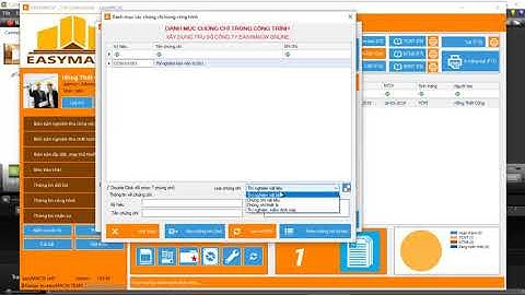 Tạo biên bản nghiệm thu công việc