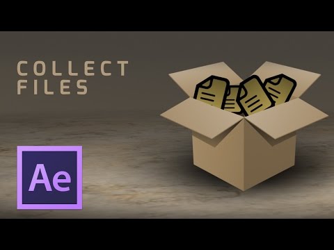 CZTUTORIÁL – After Effects 178 – Collect files