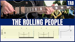 The Verve - The Rolling People  - Guitar Tab | Cover | Tutorial | How to Play (4K/2160p)