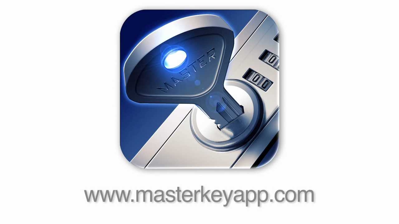 Master Key - Password Manager iPhone App and More! - YouTube