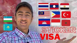 Valuable Sticker Visa for Travel History on Pakistani Passport 2024 - Make Travel History Easy Must