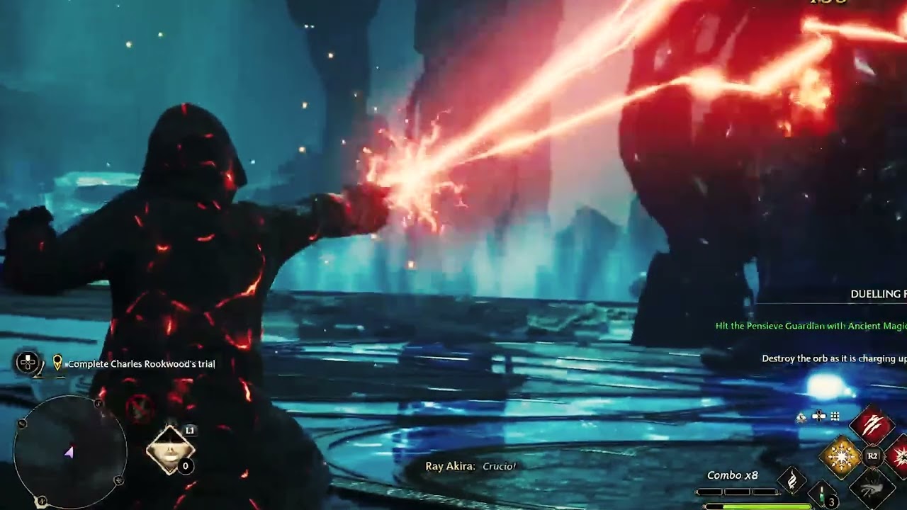 Crucio, Diffindo, Glacius, Confringo & Ancient Magic in Slowmo ~ Hogwarts Legacy