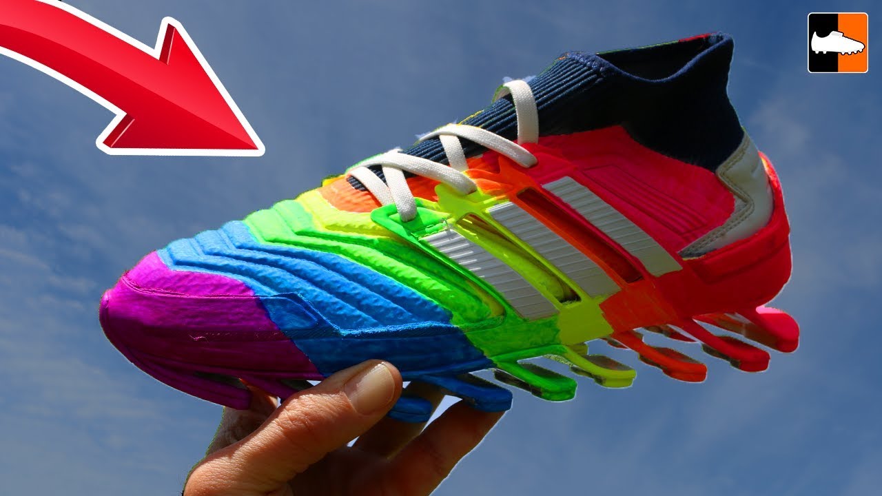 rainbow soccer cleats