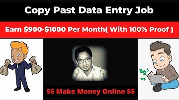 Data Entry Tutorial Bangla | Copy Paste typing Work | Work from Home | Best Video For Beginner|