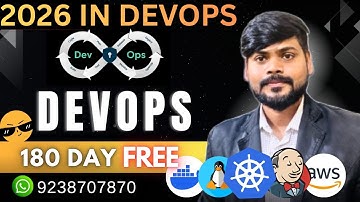 DEVOPS 180 DAY FREE MASTER CLASS IN HINDI || LEARN DEVOPS  IN 2026 #devopsbustechnology #devops