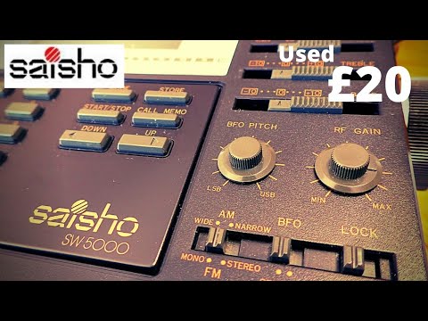 Radio Review. Saisho SW 5000 - Sangean ATS-803A - Realistic DX-440 SW @CB-RADIO-UK