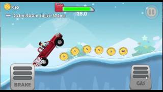 Hill Racing  Christmas Special- Android App screenshot 1